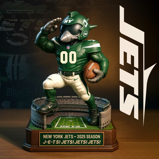 NYJ Premium Mascot Acrylic Plaque DDT CTND