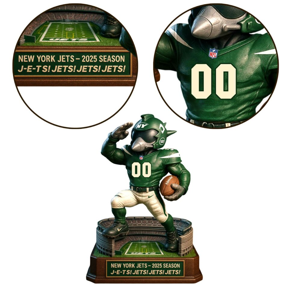 NYJ Premium Mascot Acrylic Plaque DDT CTND