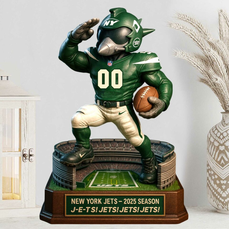 NYJ Premium Mascot Acrylic Plaque DDT CTND