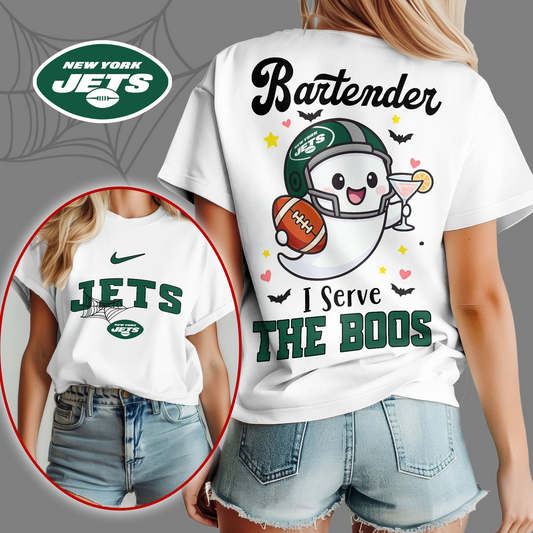 NYJ Premium NFL Bartender Halloween Fan Women Shirt DDT CTND