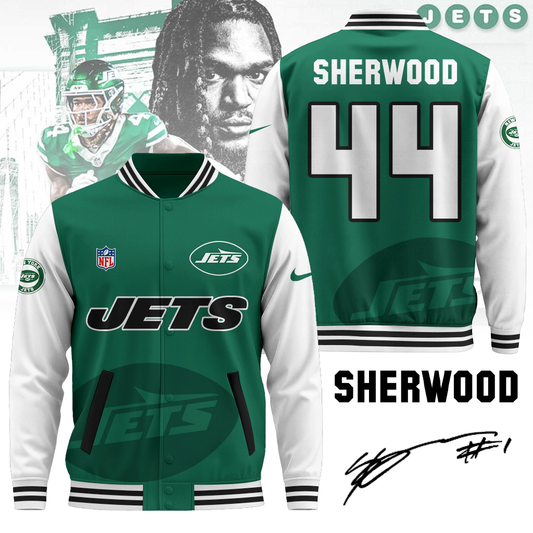 NYJ Premium NFL Baseball Jacket DDT NTL