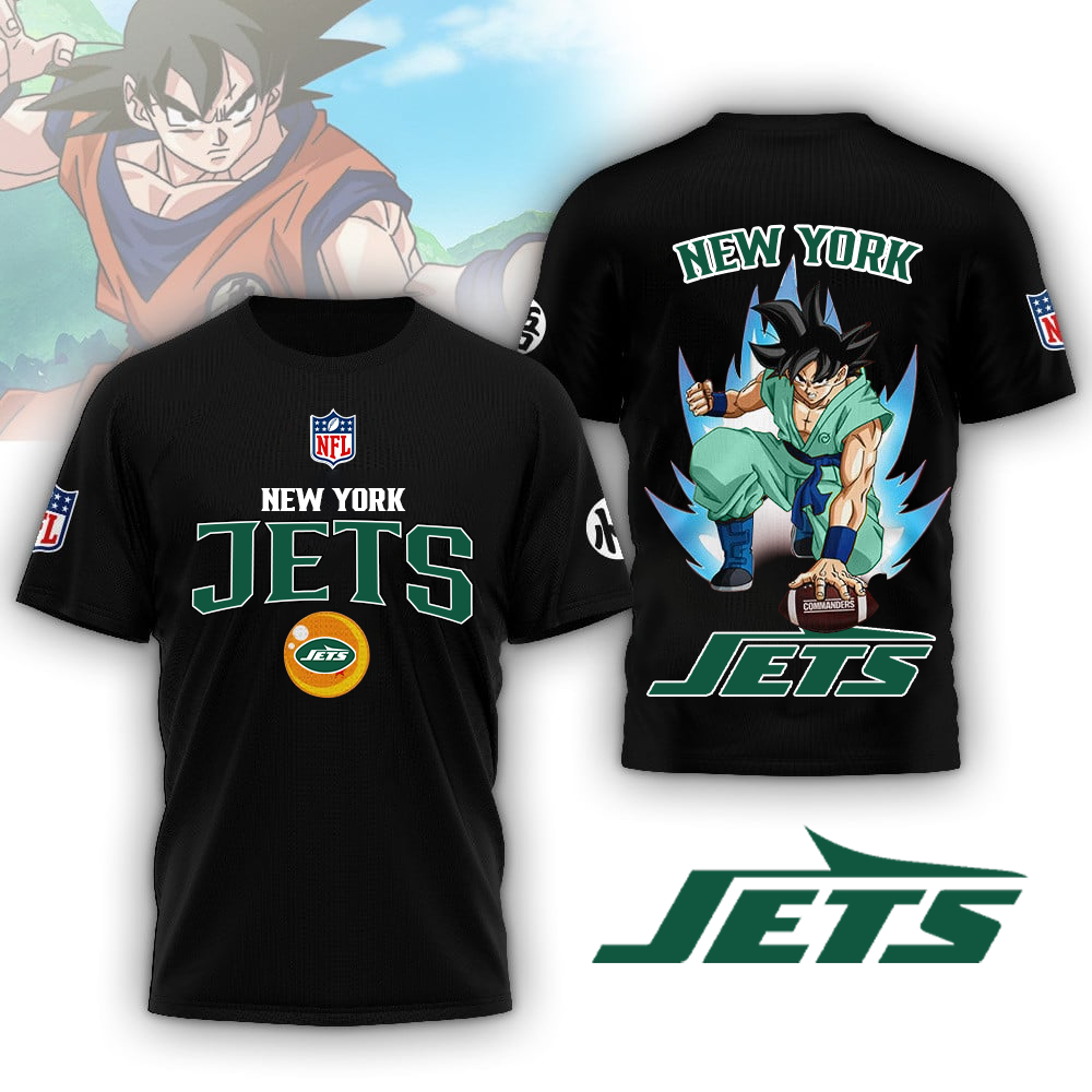 NYJ Premium NFL Dragon Ball Z T-Shirt DDT HLPHUONG