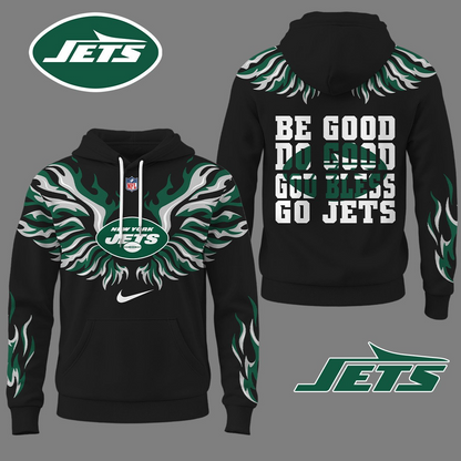 NYJ Premium NFL Fire Wings 3D Hoodie DDT CTND