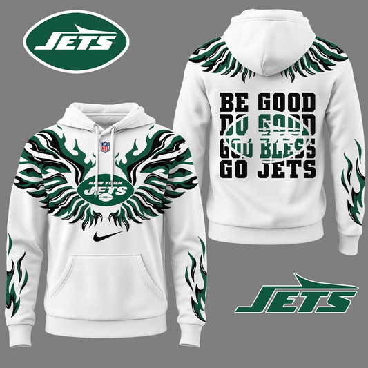 NYJ Premium NFL Fire Wings 3D Hoodie DDT CTND
