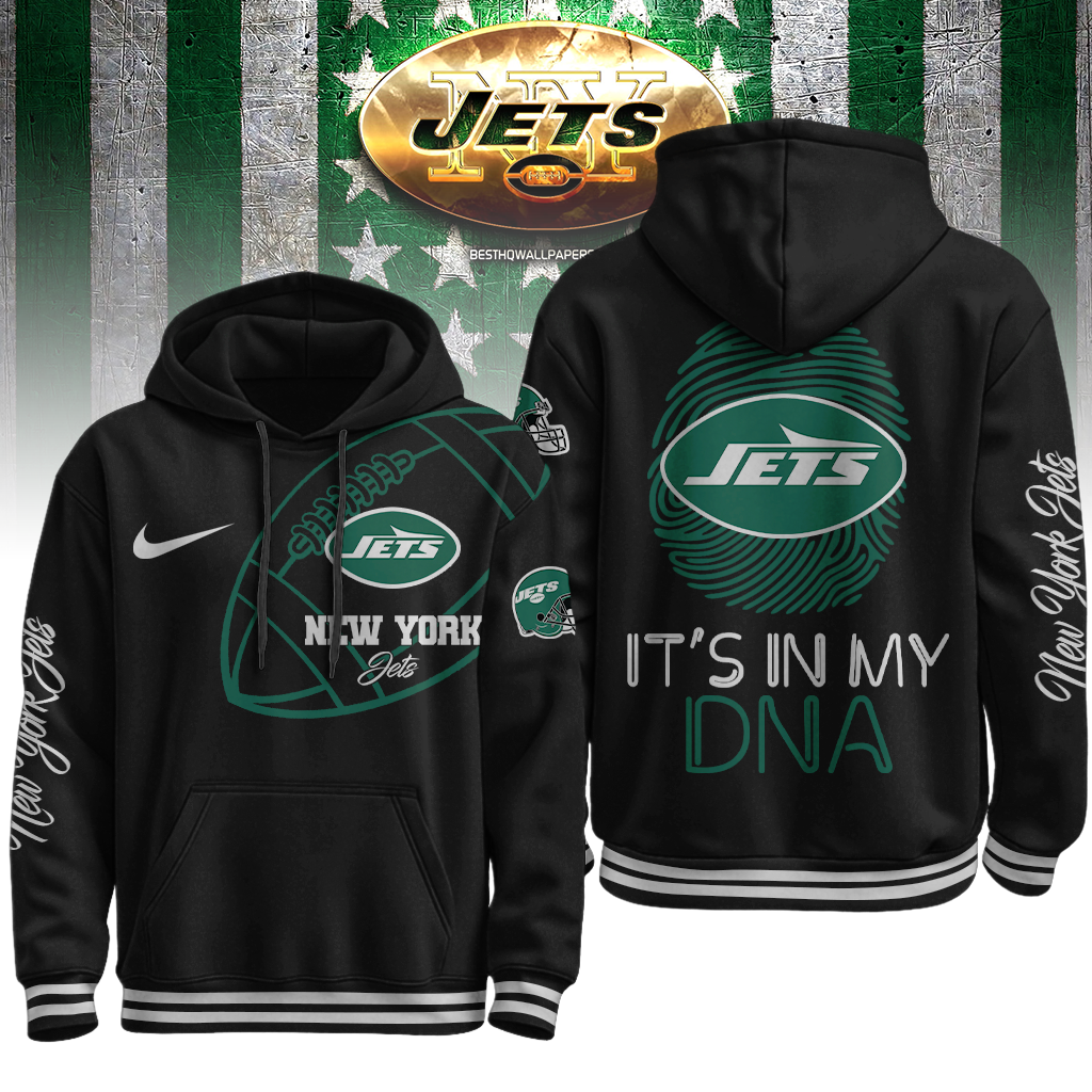 NYJ Premium NFL Its My DNA Hoodie DDT NTL