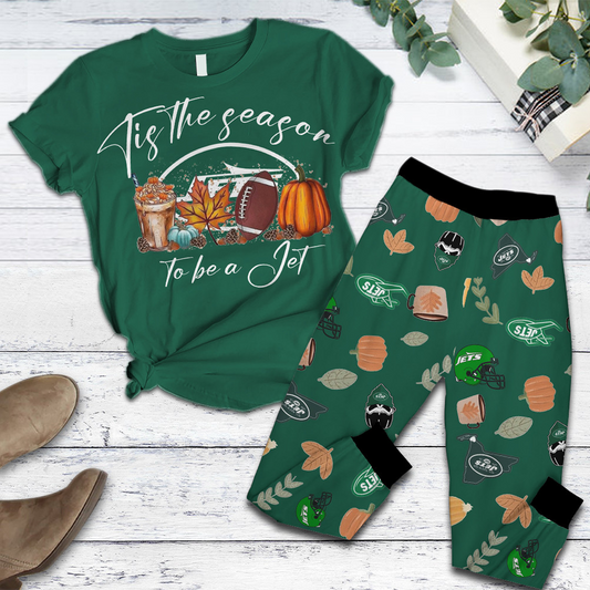 NYJ Premium NFL Pajamas Set DatND DVT