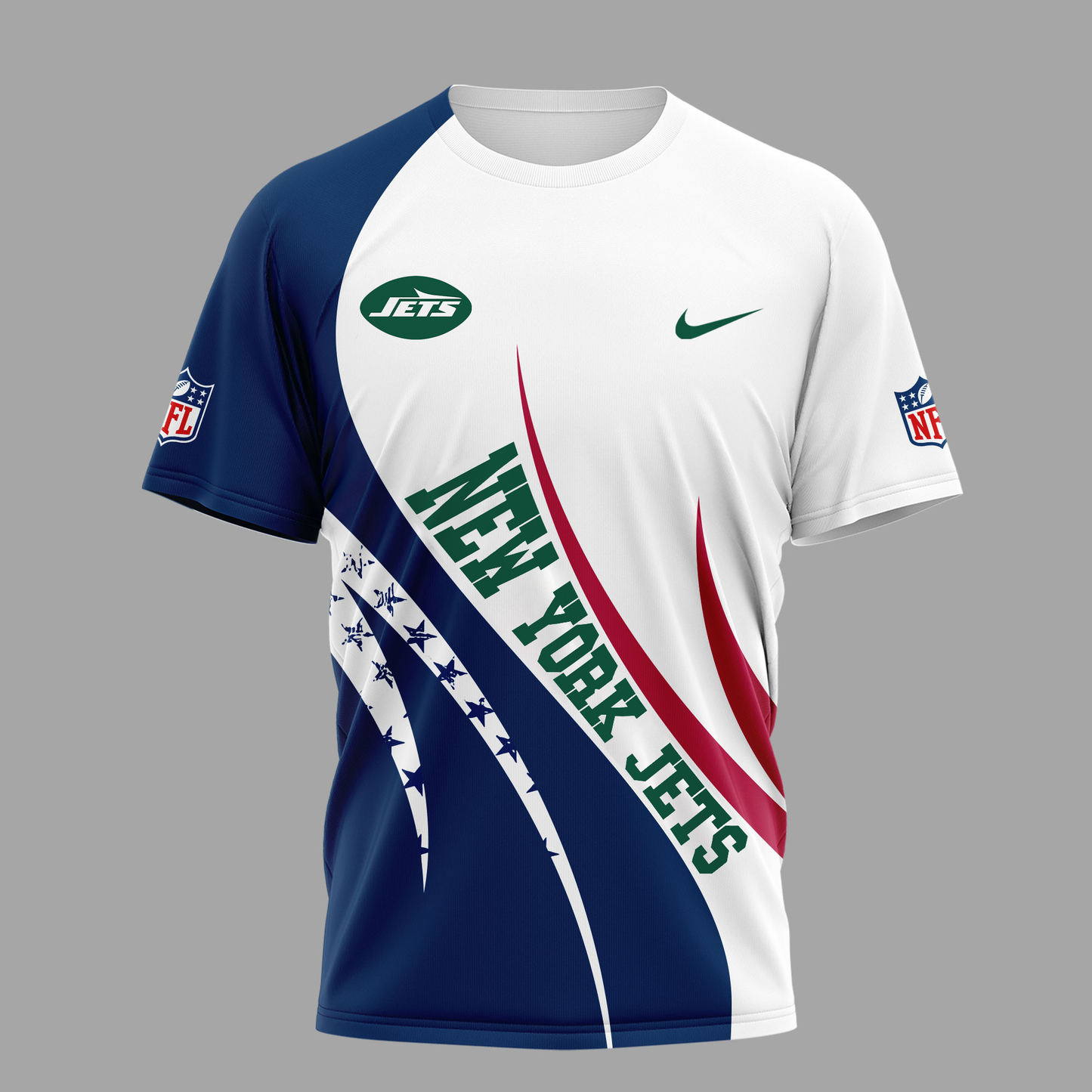 NYJ Premium NFL Raised By Immigrants 3D Shirt DDT NTL