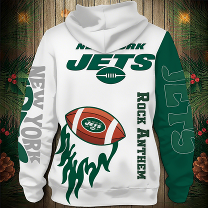 NYJ Premium NFL V3 3D Graphic Hoodie DDT NTL