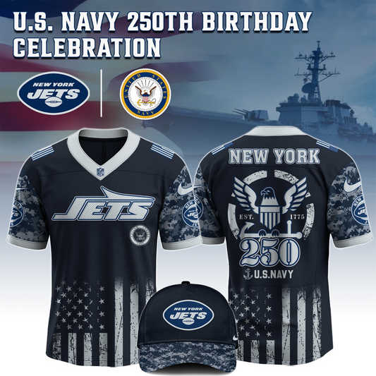 NYJ x 250 U.S. Navy 250th Birthday Celebration Jersey DatND DVT