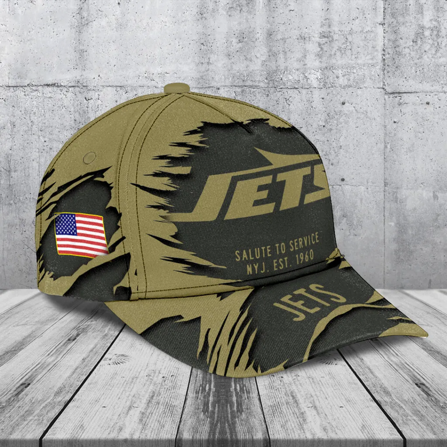 NYJ x NFL 2025 Salute to Service Classic Cap DATND TANTD