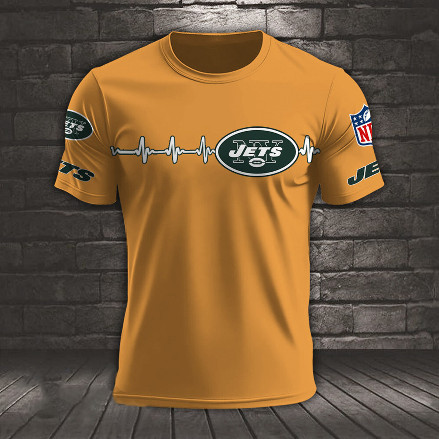 NYJ x NFL Heart Rate Map Special 3D Shirt DatND ThuongNH