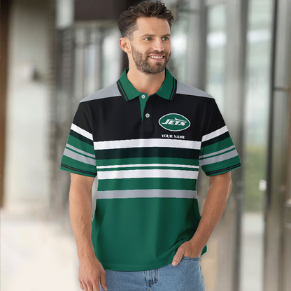 NYJ x NFL New Style Men Short Sleeves Polo Shirt DatND DVT
