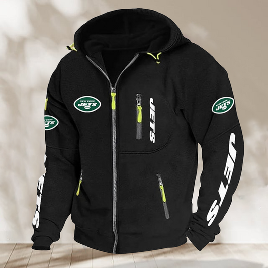 NYJ x NFL Powerline Full Zip Hoodie V1 NAK THUONGNH