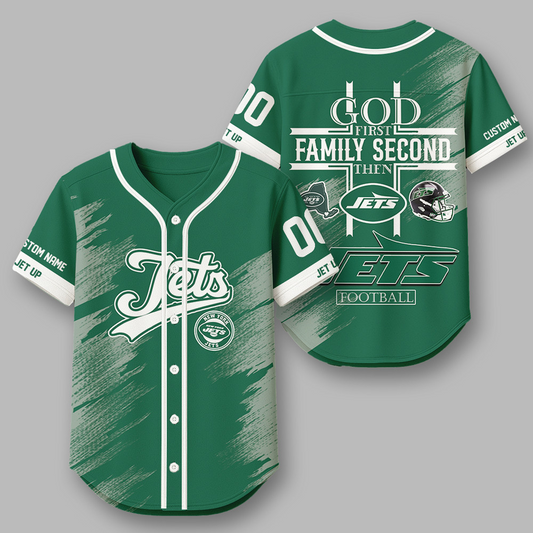 NYJ x NFL Premium NFL Baseball Jersey DATND TANTD