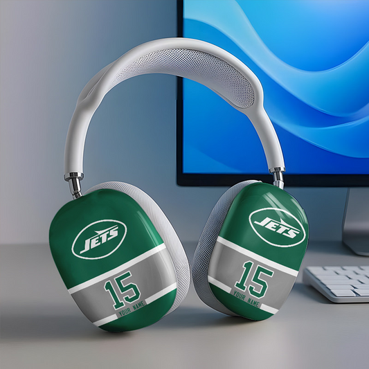 NYJ x NFL Special Airpod Max Case Cover Personalized DATND TANTD