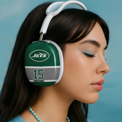 NYJ x NFL Special Airpod Max Case Cover Personalized DATND TANTD