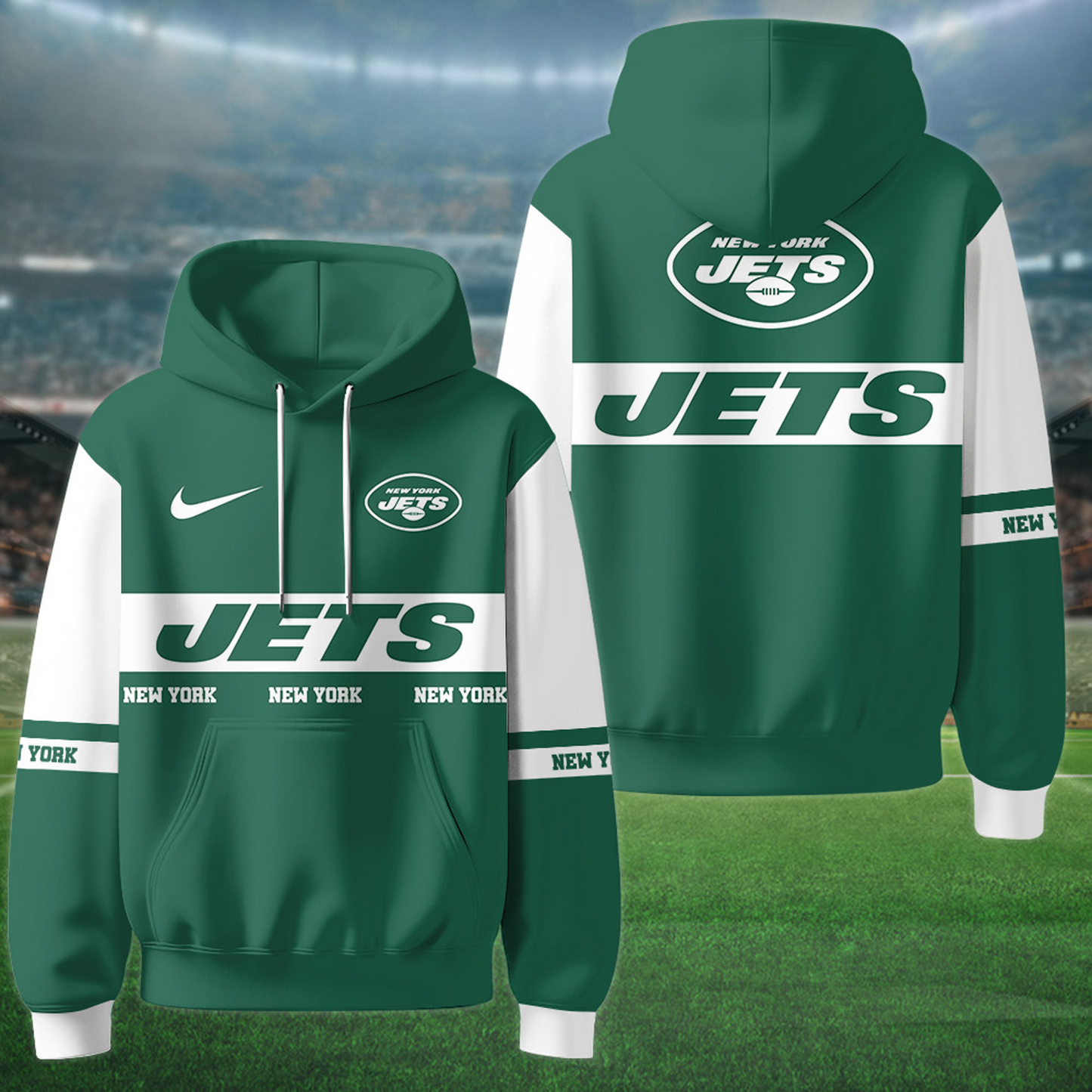 NYJ x NFL Special Hoodie New Style Personalized Gifts For Fan DATND TANTD