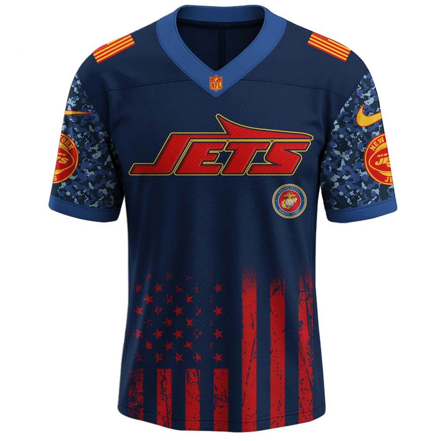 NYJ x U.S.M.C 250th Birthday Celebration Jersey DatND DVT