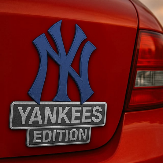 NYY Premium 3D Car Name Badge DDT TTV