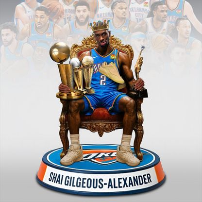 OKC Shai Gilgeous-Alexander MVP Acrylic Plaque DatND DVT
