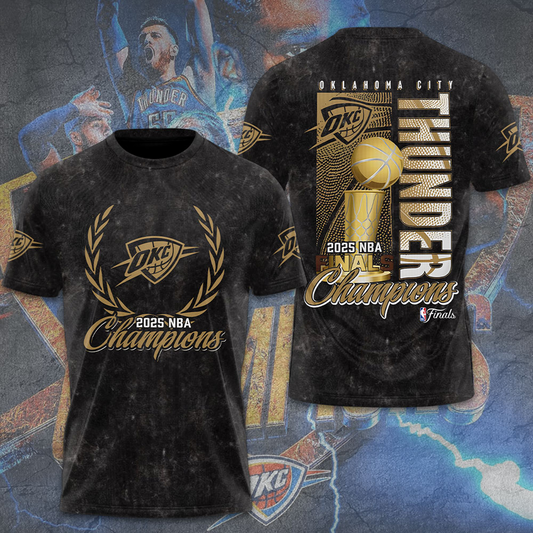 OKC Thunder Up NBA Champions 2025 Basketball V16 DATND TANTD