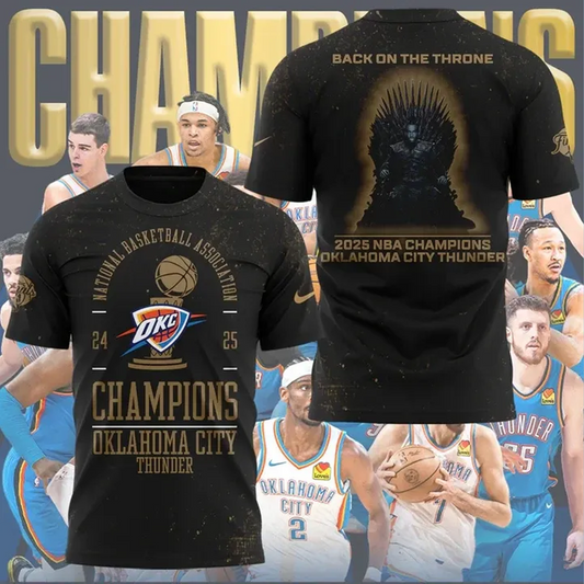 OKC Thunder Up NBA Champions 2025 Basketball V2 DATND TANTD