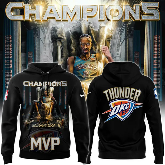 OKC Thunder Up NBA Champions 2025 Basketball V3 Hoodie DATND TANTD