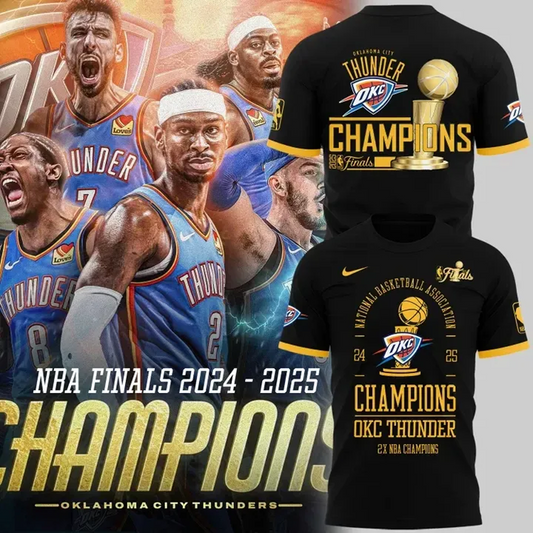 OKC Thunder Up NBA Champions 2025 Basketball V8 DATND TANTD