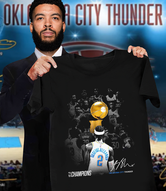 OKC - 2025 NBA Champions 3D Shirt V33 DATND TANTD