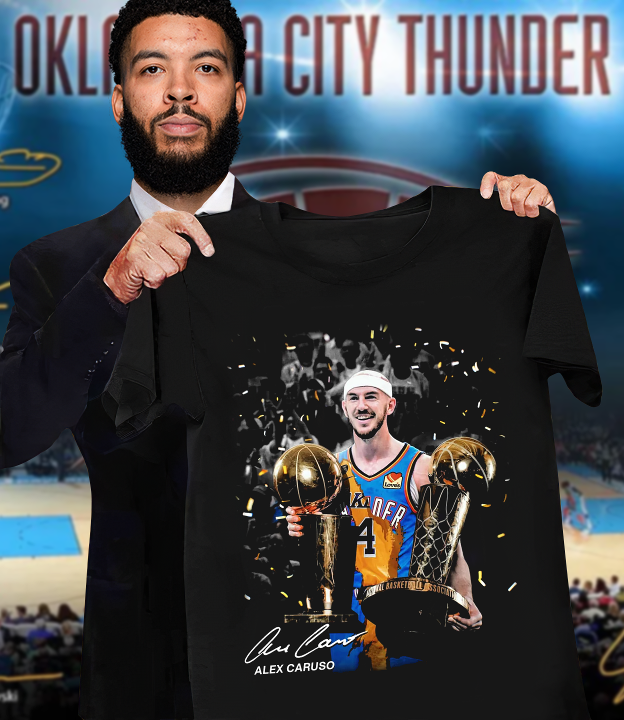 OKC - 2025 NBA Champions 3D Shirt V34 DATND TANTD