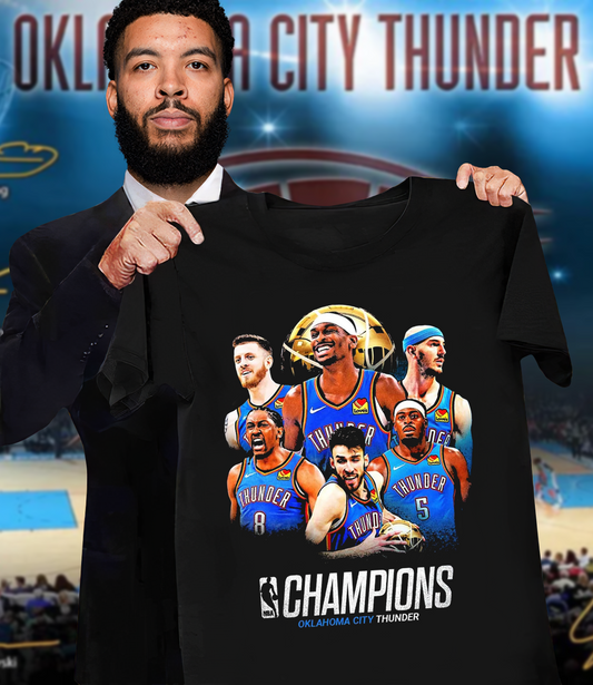 OKC - 2025 NBA Champions 3D Shirt V35 DATND TANTD