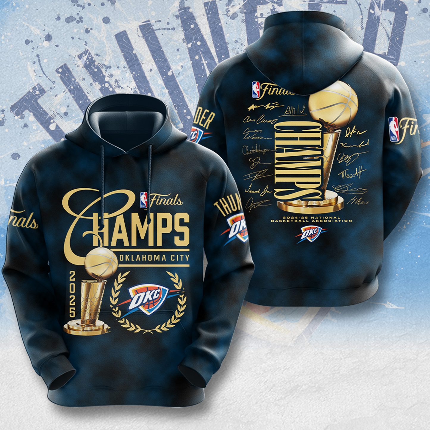OKC - 2025 NBA Champions V14 DATND TANTD