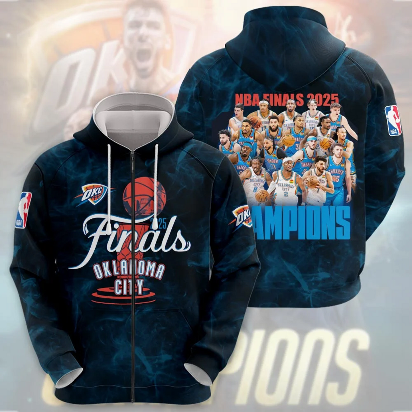 OKC - 2025 NBA Champions V4 DATND TANTD