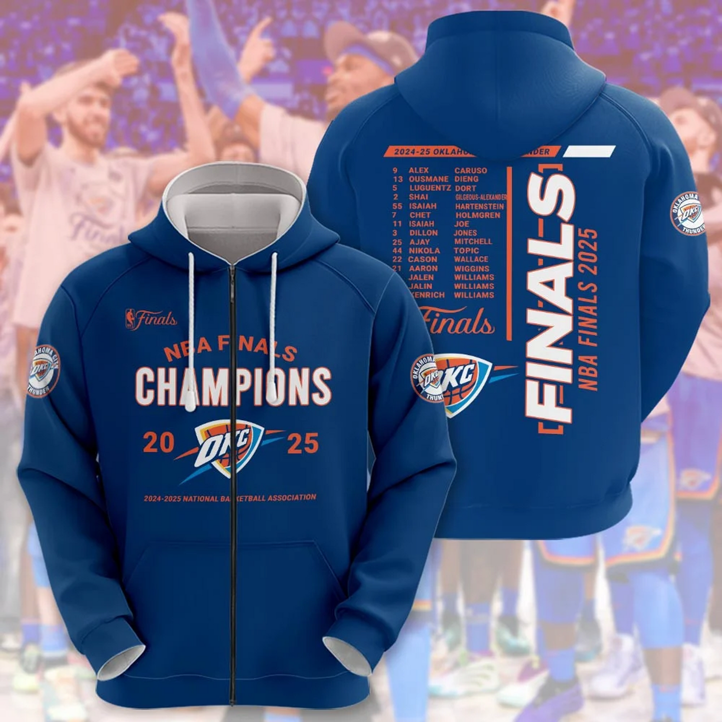 OKC - 2025 NBA Champions V8 DATND TANTD