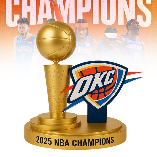 OKC NBA Champions Acrylic Plaque DDT CTND