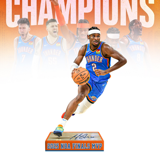 OKC NBA Champions V4 Acrylic Plaque DDT CTND