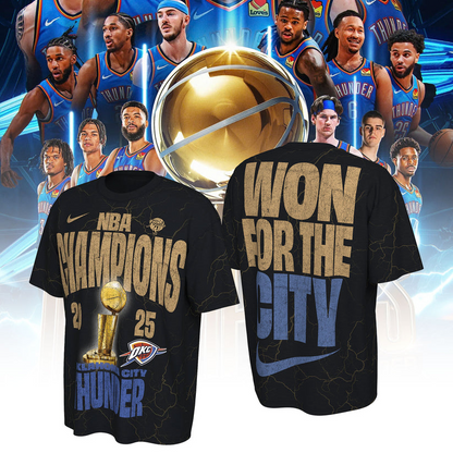 OKC NBA Finals Champions 2025 V19 Shirt DDT TTV