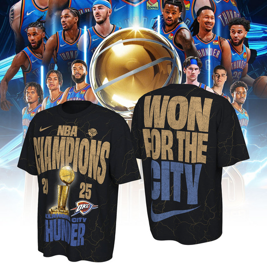 OKC NBA Finals Champions 2025 V19 Shirt DDT TTV