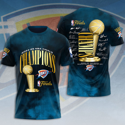 OKC NBA Finals Champions 2025 V27 Shirt DDT TTV