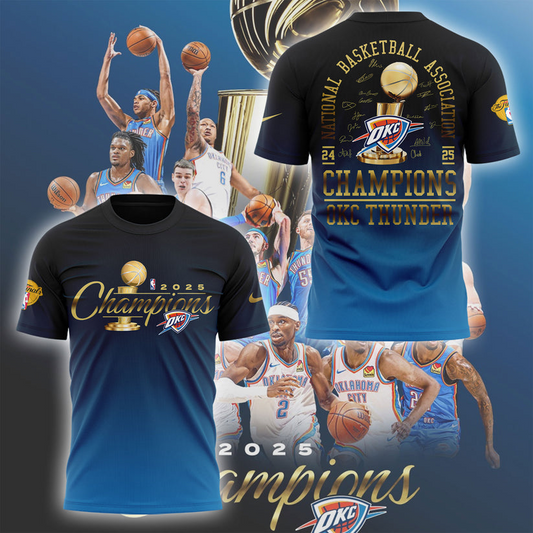 OKC NBA Finals Champions 2025 V32 Shirt DDT TTV