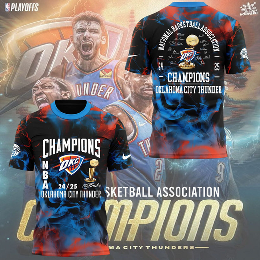 OKC NBA Finals Champions 2025 V34 Shirt DDT TTV