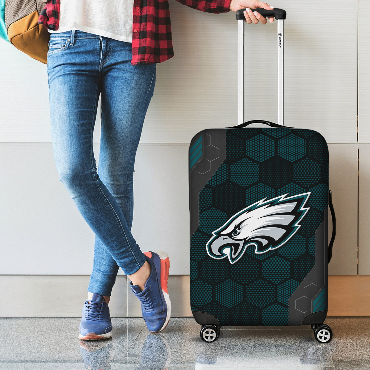PE NFL V3 Luggage Cover Suitcase Protector DDT NTL