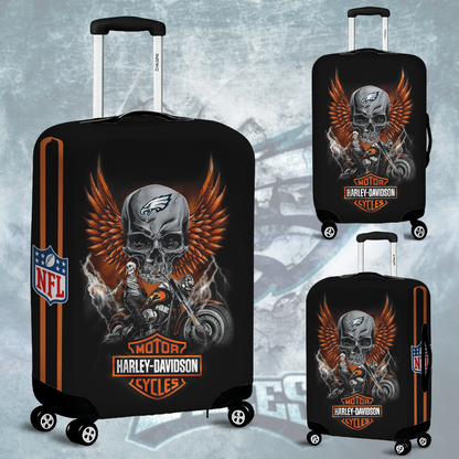 PE NFL x Motorcycle Luggage Cover Suitcase Protector DDT CTND