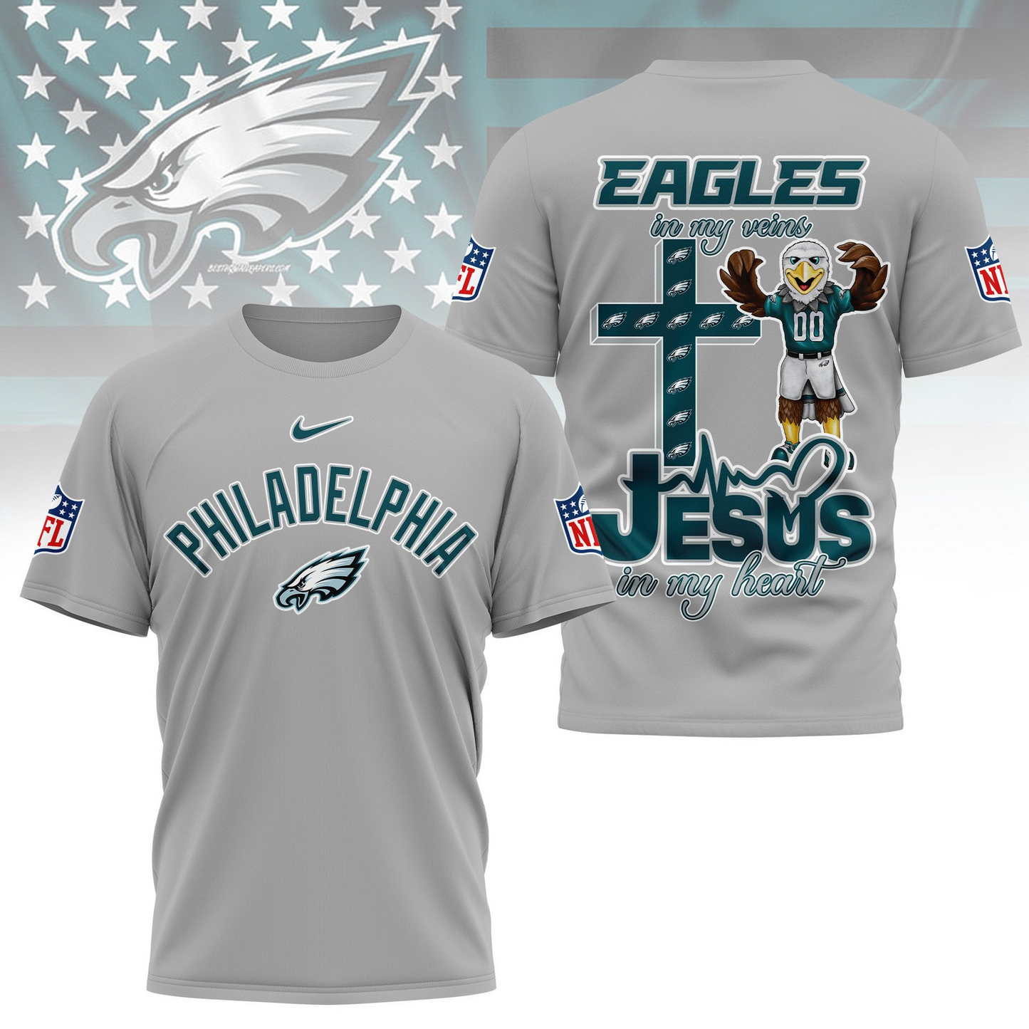 PE Premium Faith & Football 3D Shirt DDT TTV