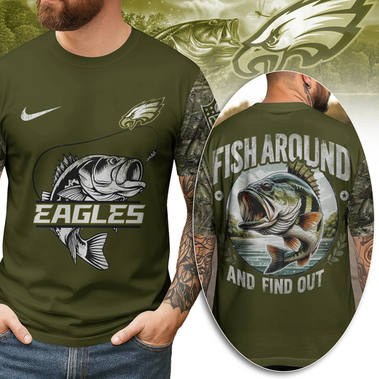 PE Premium Fish Around And Find Out 3D Shirt DDT CTND