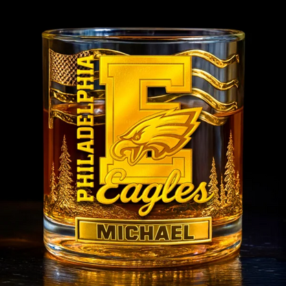 PE Premium NFL Golden Whiskey Fan Glass DDT HLPhuong