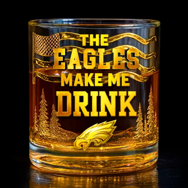 PE Premium NFL Golden Whiskey Fan Glass DDT HLPhuong