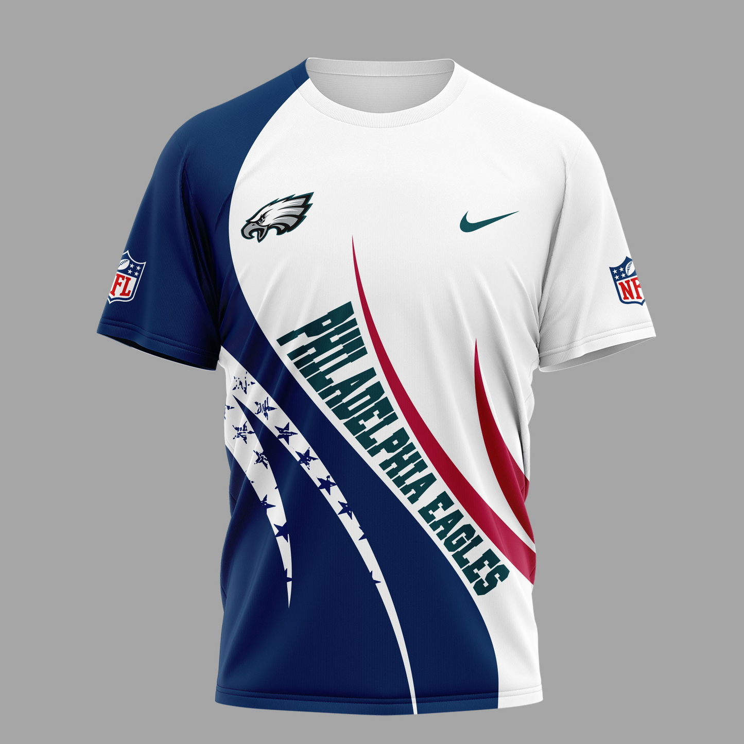 PE Premium NFL Raised By Immigrants 3D Shirt DDT NTL