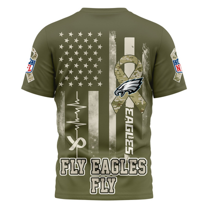 PE Premium NFL Salute to Service Camo 3D Shirt DDT CTND