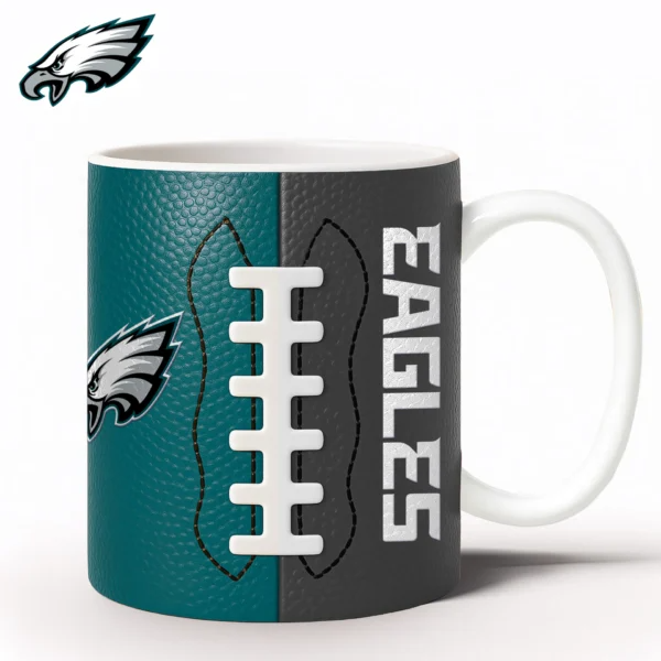 PE Premium NFL Split Color Ceramic Mug DDT HLPhuong